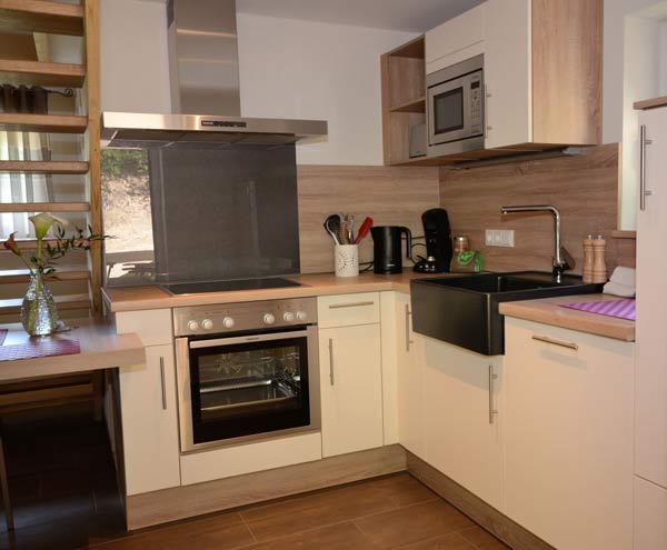 Wohnung 34 m²   -  Kochen 